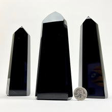Load image into Gallery viewer, Black Obsidian | Polished Point | Brazil