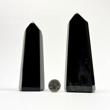 Load image into Gallery viewer, Black Obsidian | Polished Point | Brazil