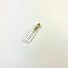 Load image into Gallery viewer, Faceted Crystal Pendant w/ Assorted Gemstone Bail