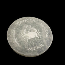 Load image into Gallery viewer, Zodiac Signs | Selenite Disc | Choose Size | Morocco