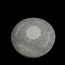 Load image into Gallery viewer, Zodiac Signs | Selenite Disc | Choose Size | Morocco