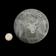 Load image into Gallery viewer, Zodiac Signs | Selenite Disc | Choose Size | Morocco