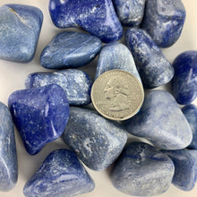 Load image into Gallery viewer, Blue Quartz | Tumbled | Kilo | Brazil | Choose a Size!