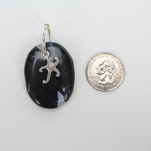 Load image into Gallery viewer, Black Sardonyx | Silver Alloy Pendants
