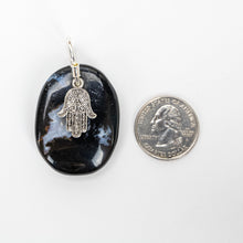 Load image into Gallery viewer, Black Sardonyx | Silver Alloy Pendants