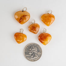 Load image into Gallery viewer, *Crystal Heart Pendants | Choose a Stone!