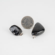 Load image into Gallery viewer, Shungite Tumbled Pendant w/ Bail | 30-40mm | Russia