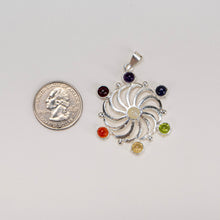 Load image into Gallery viewer, Sunshine Spiral Chakra Pendant | 5pk