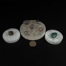 Load image into Gallery viewer, Selenite Round Crystal Charging Plate | Choose size | Morocco
