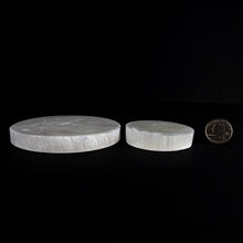 Load image into Gallery viewer, Selenite Round Crystal Charging Plate | Choose size | Morocco