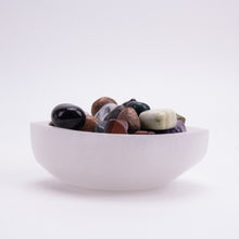 Load image into Gallery viewer, *Selenite "Third Eye" Polished Bowl | 4" Elliptical | Morocco