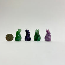 Load image into Gallery viewer, Carved Crystal Bunny Rabbits | 40mm
