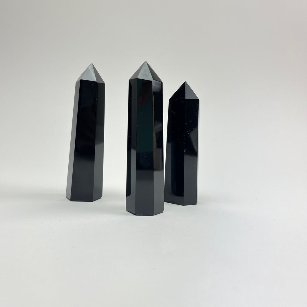 Black Obsidian |  Polished Points | 85-95mm