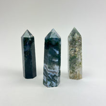 Load image into Gallery viewer, Moss Agate | Polished Points | 80-90mm
