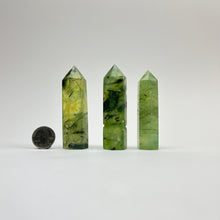 Load image into Gallery viewer, Prehnite | Polished Points | 80-90mm
