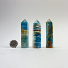 Load image into Gallery viewer, Blue Onyx | Polished Points | 75-85mm
