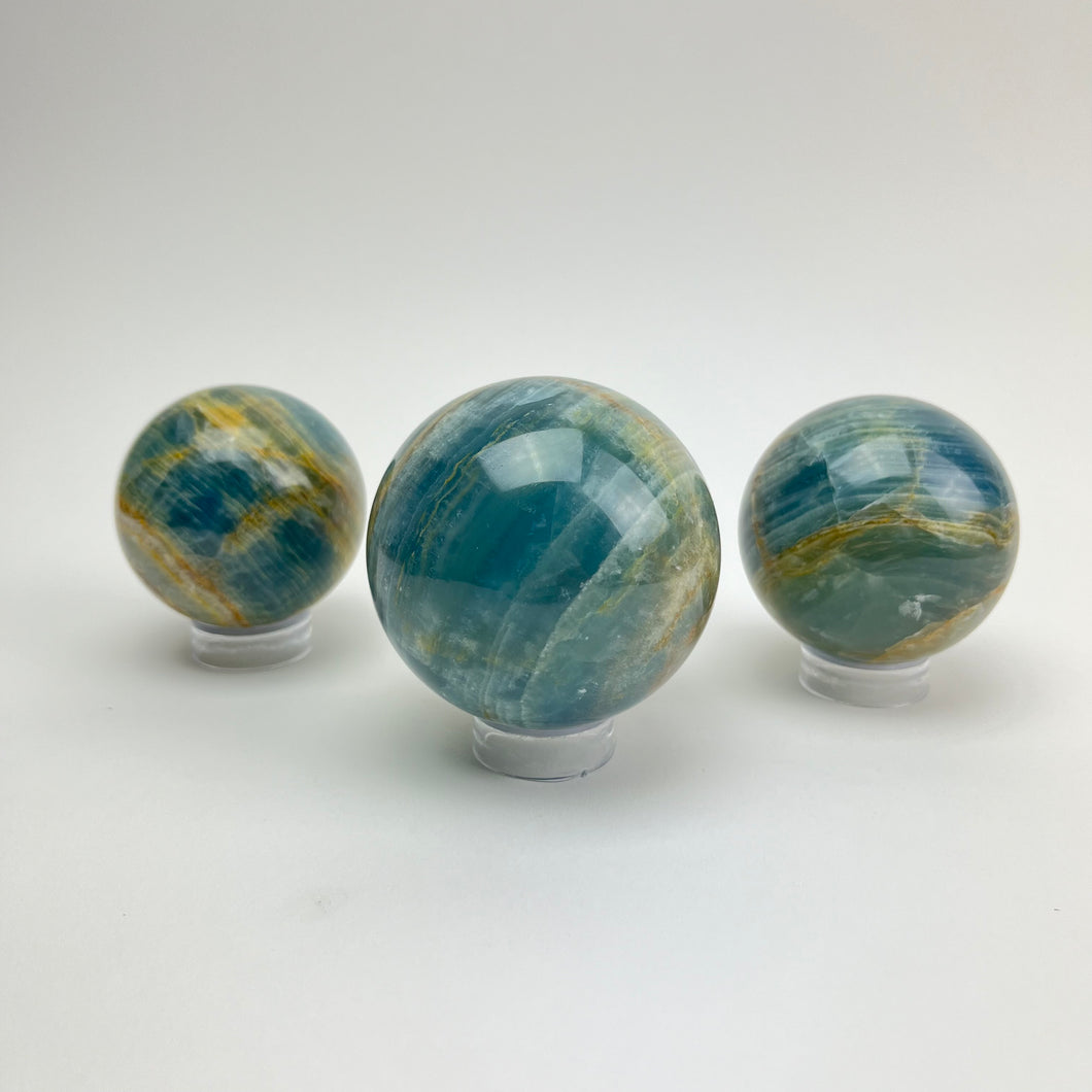 Blue Onyx | Spheres | 65-75mm