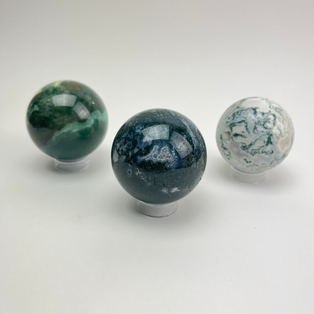 Moss Agate | Spheres | 65-70mm