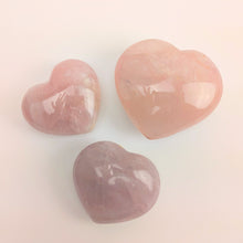 Load image into Gallery viewer, Rose Quartz Heart 75-100mm

