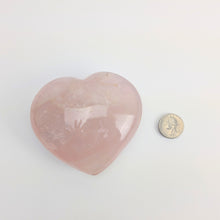 Load image into Gallery viewer, Rose Quartz Heart 75-100mm
