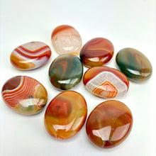 Load image into Gallery viewer, Banded Carnelian Palmstone | 35-45mm
