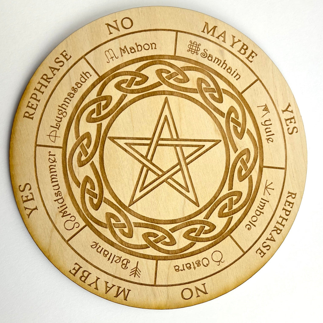 Witches Wheel | Pendulum Board with Description