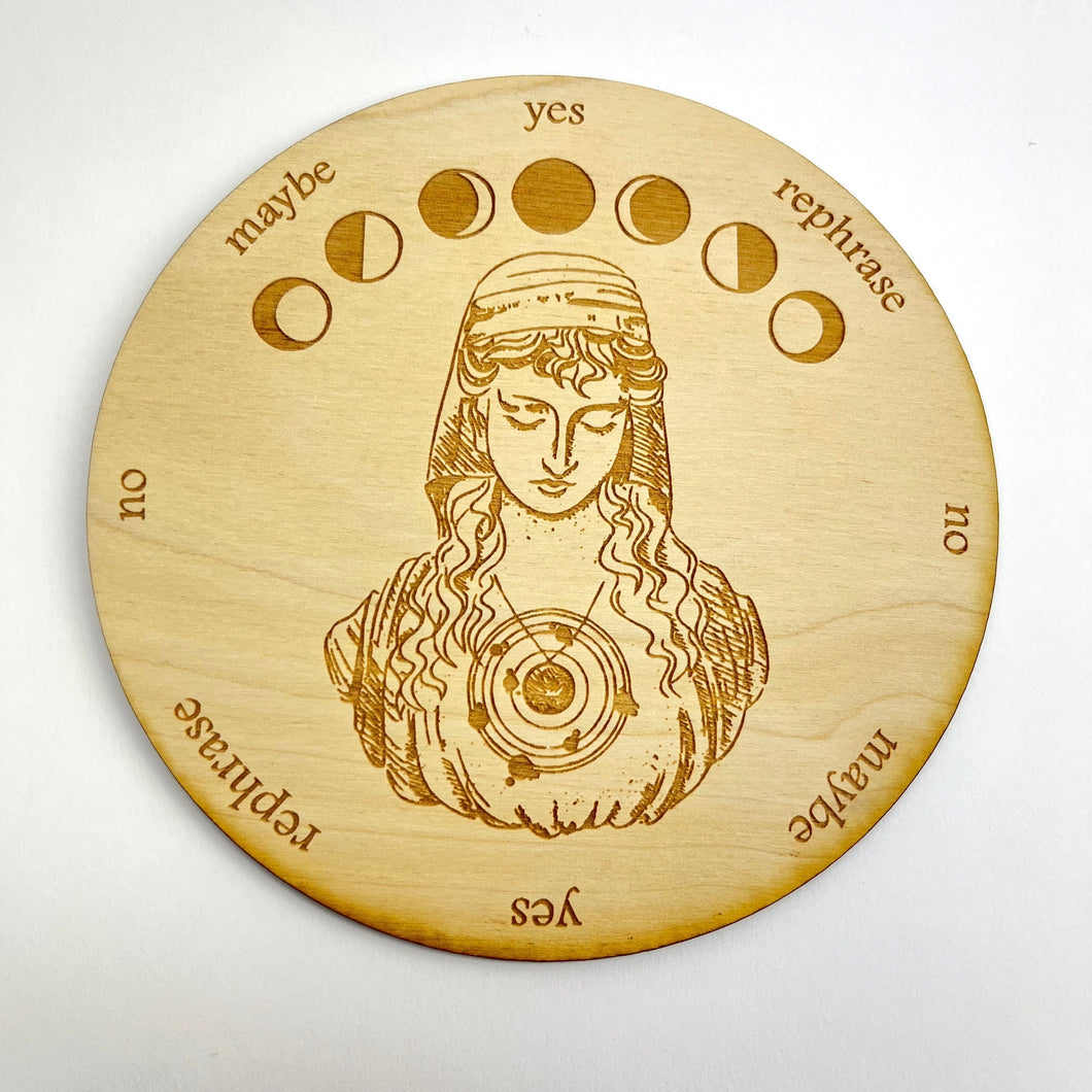 Celestial Goddess | Pendulum Board with Description