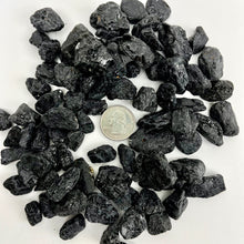 Load image into Gallery viewer, Black Tourmaline | Raw/Tumbled | 15-30mm | 1lb | Brazil

