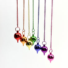 Load image into Gallery viewer, Raindow Pendulums | Set of 7 Chakra Colors
