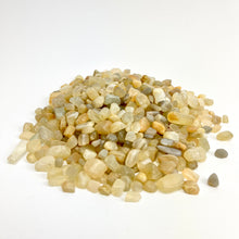 Load image into Gallery viewer, Moonstone | Tumbled Chips | 1 lb | 5-7mm | India

