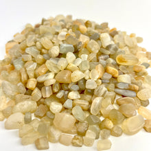 Load image into Gallery viewer, Moonstone | Tumbled Chips | 1 lb | 5-7mm | India
