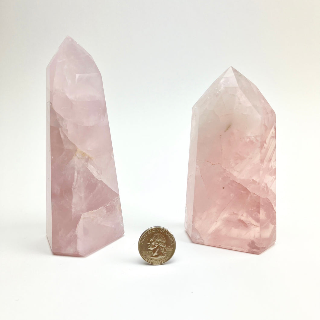 Rose Quartz | Polished Point | Brazil