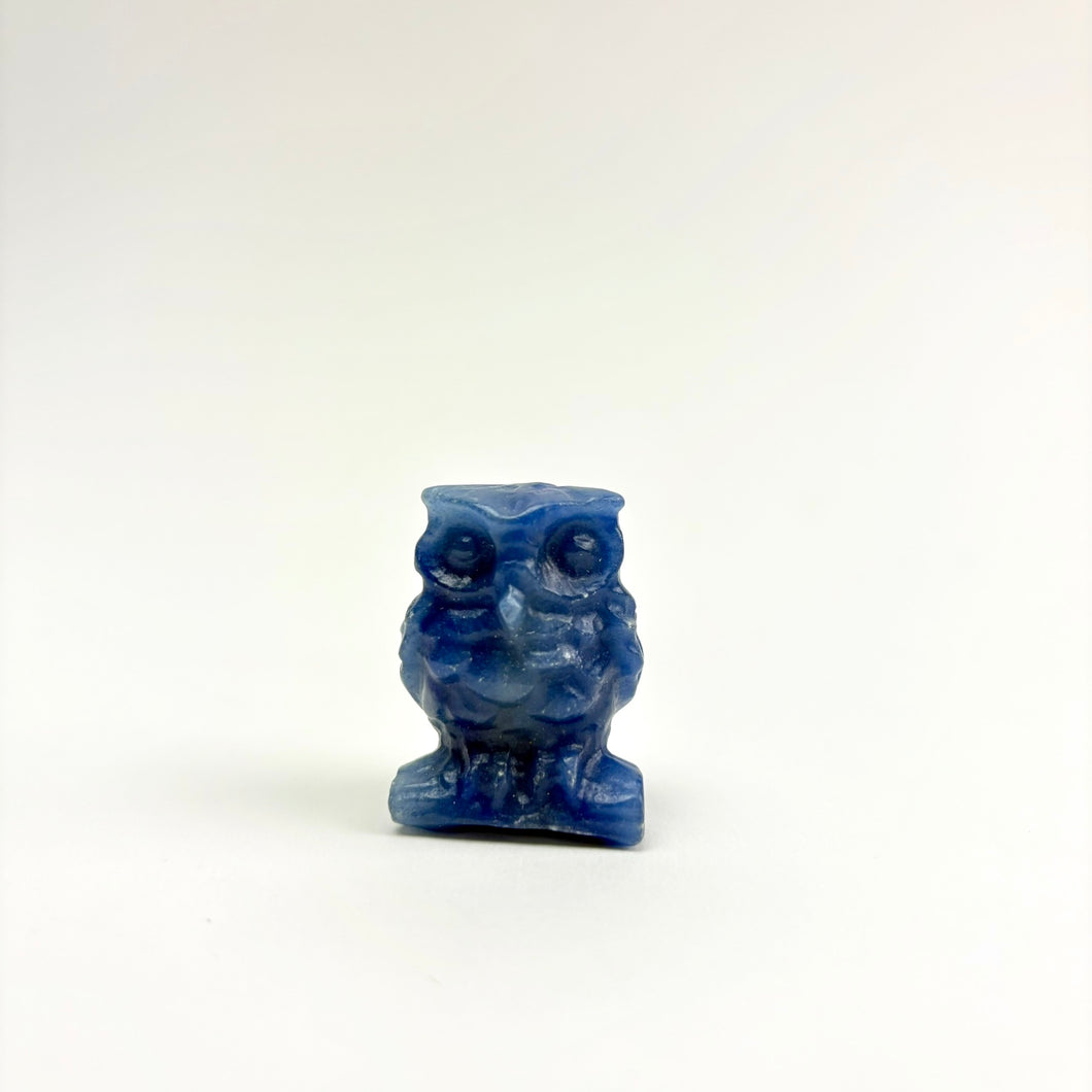 Carved Crystal Owl | 40mm