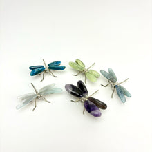 Load image into Gallery viewer, Crystal Dragonflies | Tumbled Stone Wings | 50-60mm
