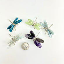 Load image into Gallery viewer, Crystal Dragonflies | Tumbled Stone Wings | 50-60mm
