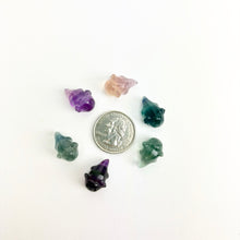 Load image into Gallery viewer, Fluorite | Mini Axolotl Carving | 15-20mm
