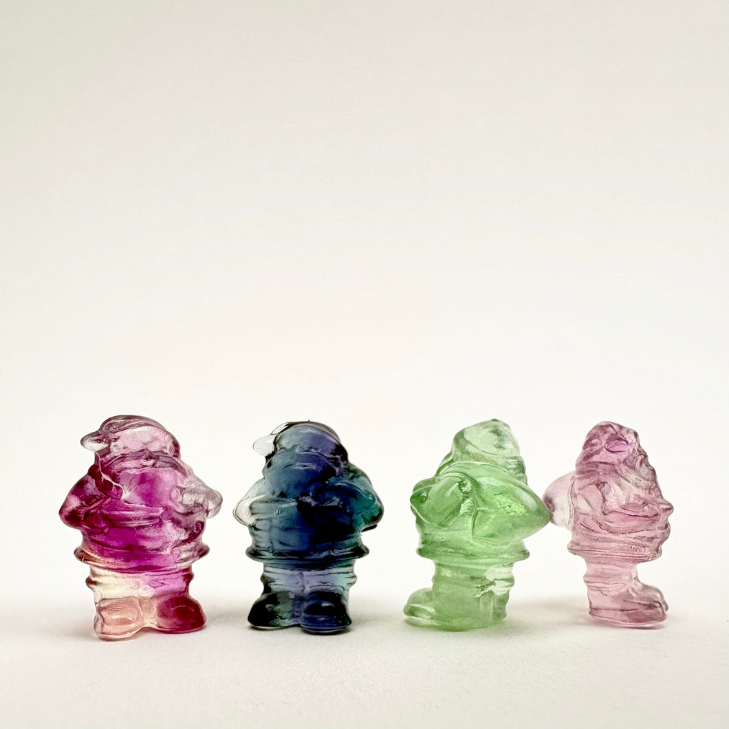 Fluorite | Mini Santa Carving | 15-20mm