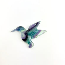 Load image into Gallery viewer, Carved Crystal Hummingbird | 65mm
