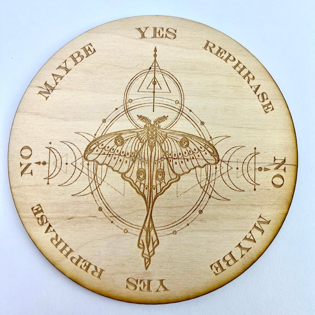 Lunar Moth |Pendulum Board w/ Description