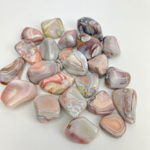 Load image into Gallery viewer, Pink Botswana Agate Tumbled | 15-25mm | 100 Grams
