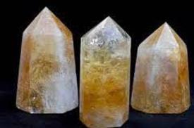 Citrine | Standing Polished Point | Heat Treated | 45-55 mm | Brazil