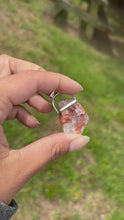 Load and play video in Gallery viewer, Sunstone | Extra Quality | Raw Pendant | 25-35mm | Lots of Flash!
