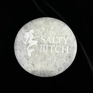 Salty Bitch | Selenite Round Crystal Charging Plate | 10 cm