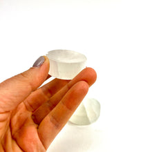 Load image into Gallery viewer, Selenite Worry Stone | 4cm | Morocco
