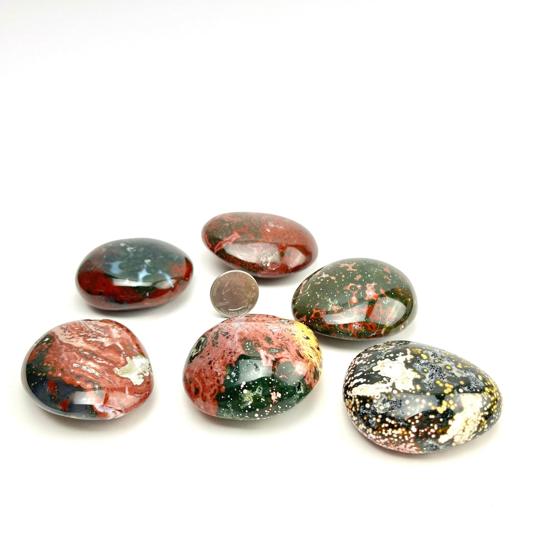 Kabamby Ocean Jasper | Palm Stone | 50-60mm | Madagascar