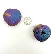 Load image into Gallery viewer, Titanium Aura Hearts | 2&quot; | China
