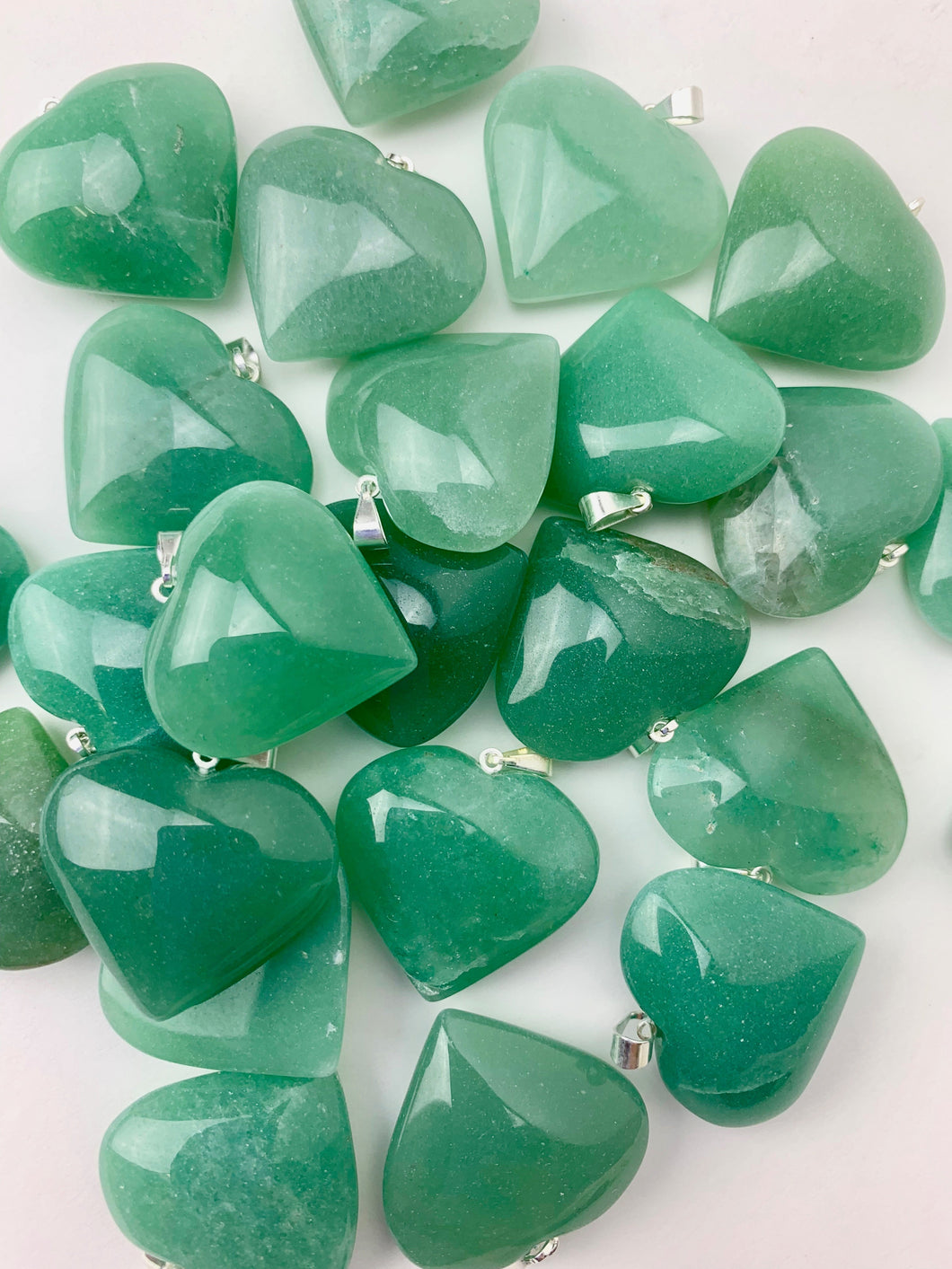 *Crystal Heart Pendants | Choose a Stone!