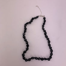 Load image into Gallery viewer, Shungite Tumbled Bead 18&quot; Necklace | 7-10 mm Stones | Russia
