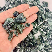 Load image into Gallery viewer, Seraphinite Tumbled | 200 gram bag
