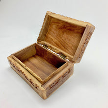 Load image into Gallery viewer, Deep Carved Sunflower Wooden Crystal Box
